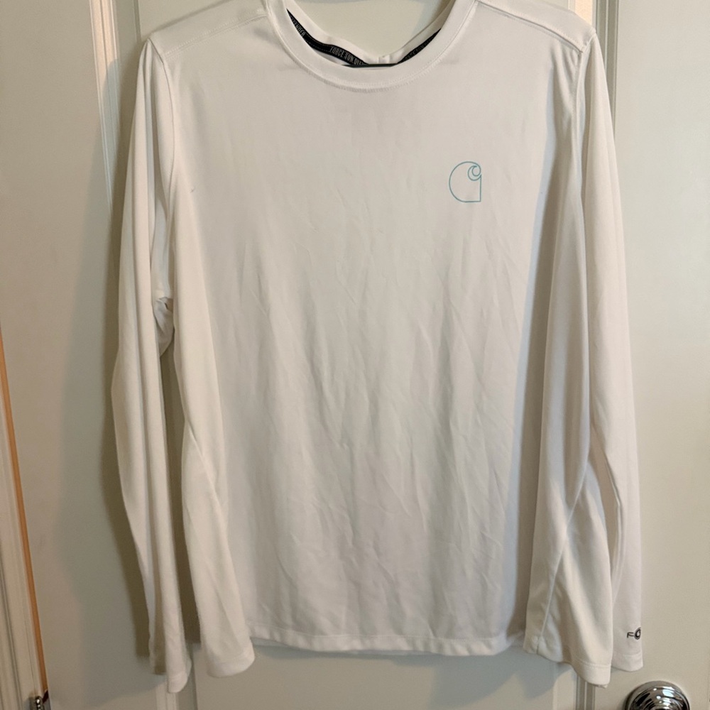 Carhartt Men's  White Sun Defender Long Sleeve Tee